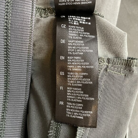 Kuhl Women L Gray FreeFlex Move Pants Zip Pocket Drawstring Waist Lightweight - Picture 12 of 12